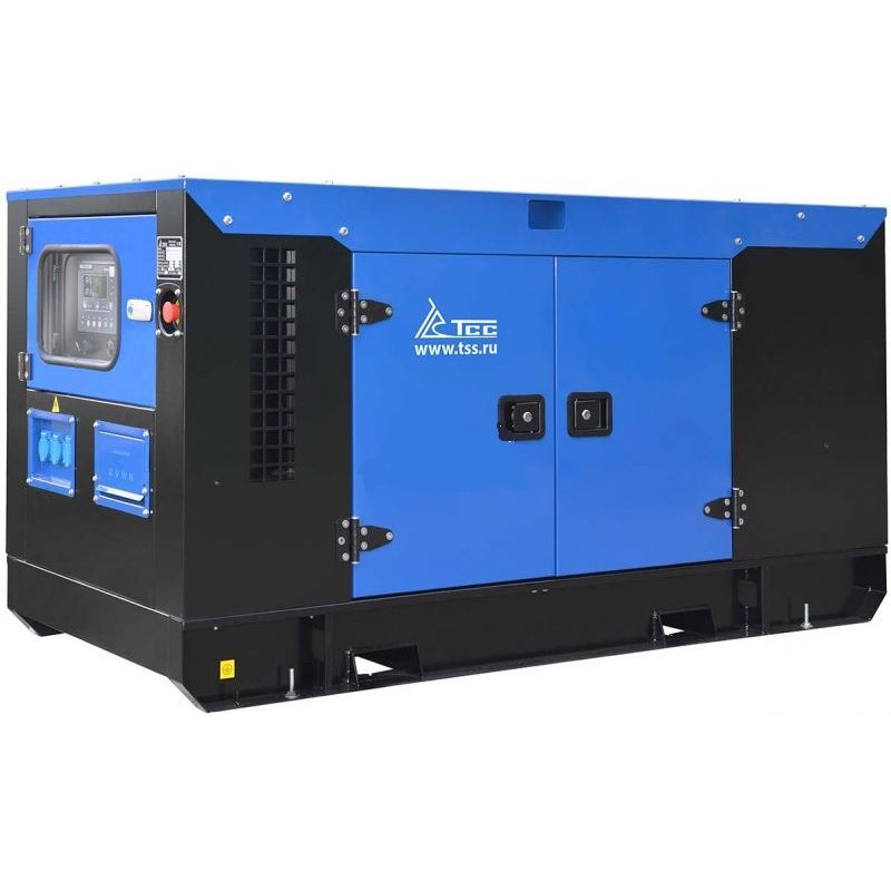Дизельный генератор ТСС АД-80С-Т400-1РМ1 (1 ст. автоматизации, в шумозащитном кожухе)