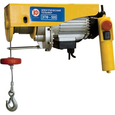 Электротельфер Калибр ЭТФ-800 - изображение 8