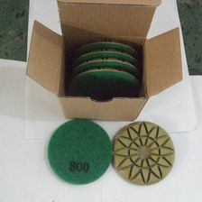 Шлифовальный пад 800 грит для сухой шлифовки для GROST PMC и PMP (зелёный, 76 мм) - изображение 4