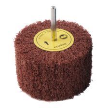 Абразивный шлифовальный валик на нетканевой основе с шпинделем 80x50x6 мм среднее зерно - изображение 2