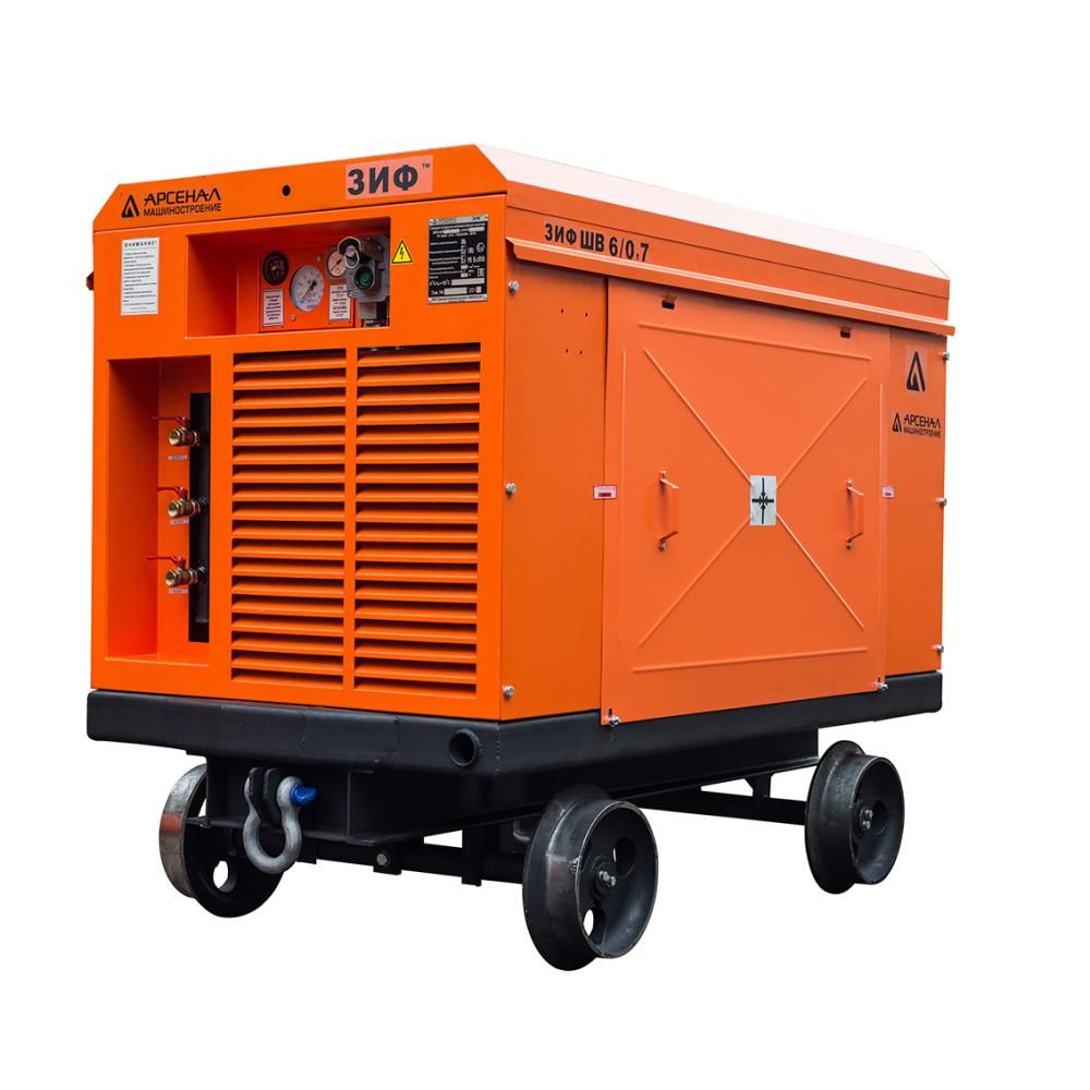 Электрический винтовой компрессор ЗИФ-ШВ 8,2/0,7 Т (660 на скатах) - изображение 3