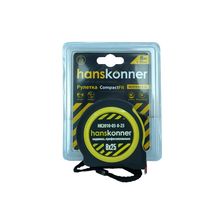 Рулетка 8x25мм, 2 стопа, компактный корпус, мощный магнит, Hanskonner - изображение 10