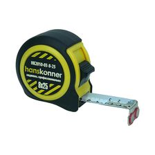 Рулетка 8x25мм, 2 стопа, компактный корпус, мощный магнит, Hanskonner - изображение 6