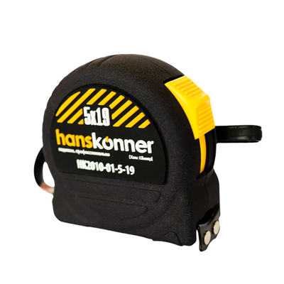 Рулетка 8x27мм, автостоп, двухстор., нейлон, супермощный магнит, Hanskonner - изображение 10