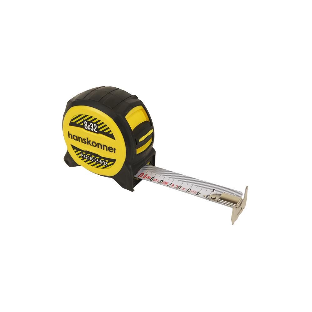 Рулетка 8x32мм, двухсторонняя, нейлон, двойной мощный магнит, Hanskonner - изображение 5