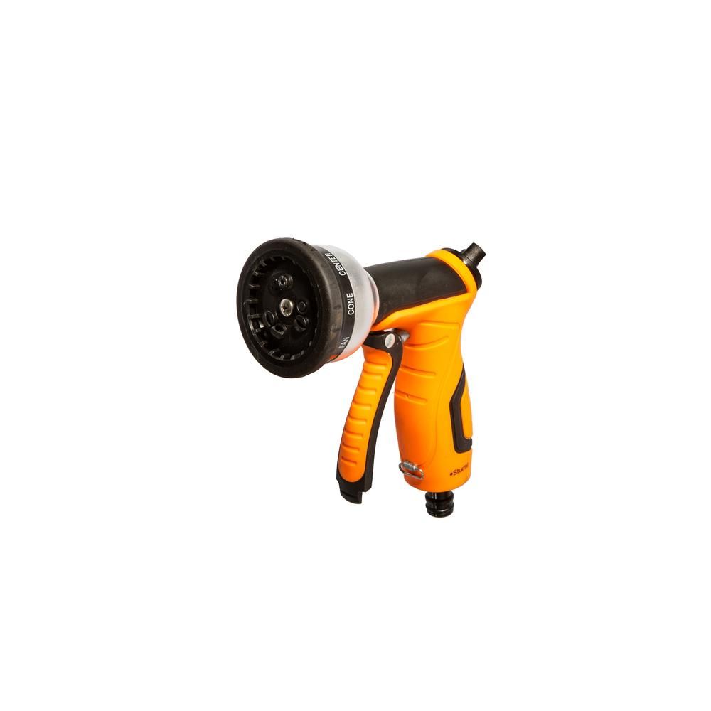 Пистолет для полива 9 режимов, цинковая форсунка, корпус с резиновым покрытием Sturm! - изображение 4