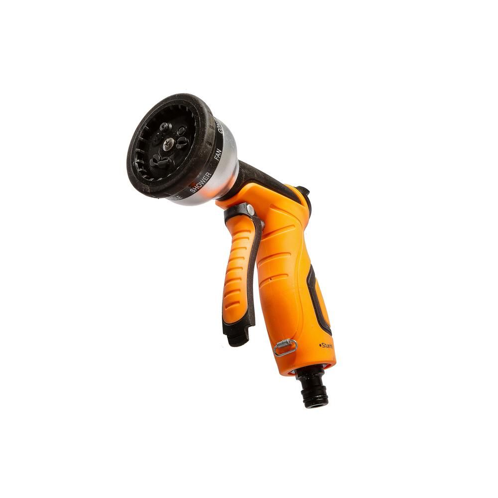 Пистолет для полива 9 режимов, цинковая форсунка, корпус с резиновым покрытием Sturm! - изображение 5