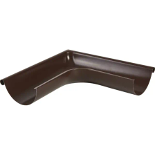 Угол желоба ИНТЕРПРОФИЛЬ на 90гр внешний цвет коричневый - изображение 4