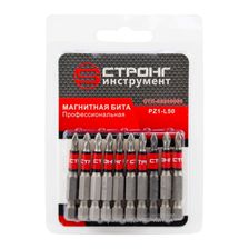 стп-932 Бита магнитная STRONG РZ1х50 (10шт. в упак) - изображение 2