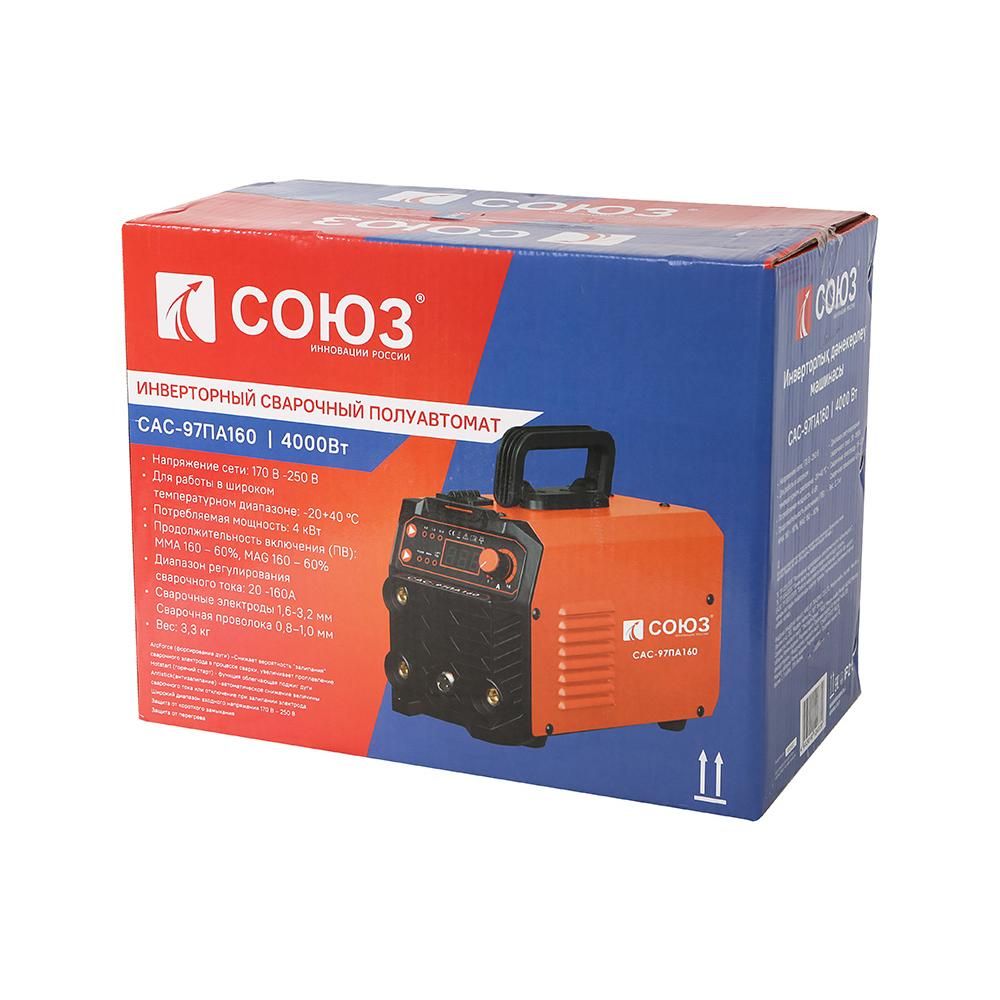 Инверторный сварочный полуавтомат СОЮЗ САС-97ПА160 - изображение 13