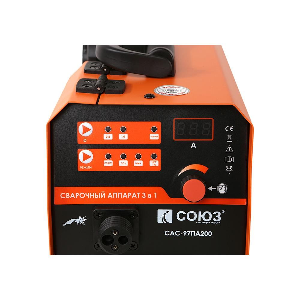 Инверторный сварочный полуавтомат СОЮЗ САС-97ПА200 - изображение 11