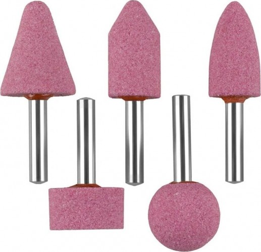 Абразивные шарошки-насадки ЗУБР Мастер для дрели 5 пред. 35996-H5