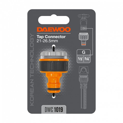 Адаптер DAEWOO DWC 1019 1/2"и 3/4" для кранов с внешней резьбой (21-26.5мм - изображение 2