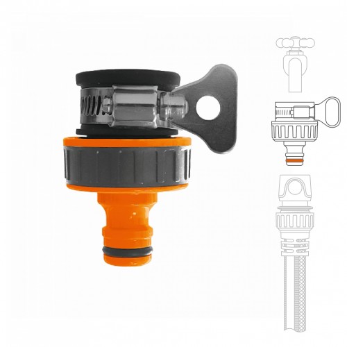 Адаптер DAEWOO DWC 1125 до 1" для крана безрезьбовой (25мм.)