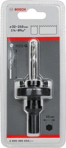 Адаптер для биметаллической коронки BOSCH 6ГР. 11 ММ 32-210 ММ для 2609390034 - изображение 2