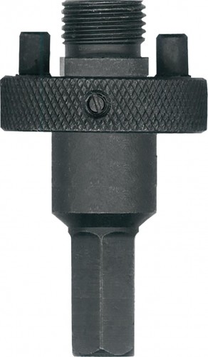 Адаптер для биметаллической коронки Heller 14-30 мм резьба 1/2“x20мм 6-гранный TD19093