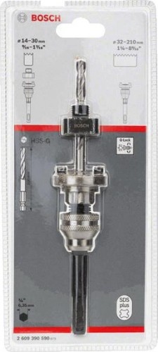 Адаптер для биметаллической коронки BOSCH Standard SDS-plus Q-Lock с центр.сверлом HSS-G 2609390590 - изображение 2