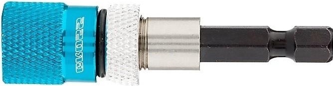 Адаптер для бит GROSS 1/4" с ограничителем и двойным магнитом 11317