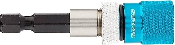 Адаптер для бит GROSS 1/4" с ограничителем и двойным магнитом 11317 - изображение 2