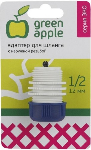 Адаптер для шланга GREEN APPLE 1/2" Eco внешняя резьба GAEA20-11 Б0017775 - изображение 2