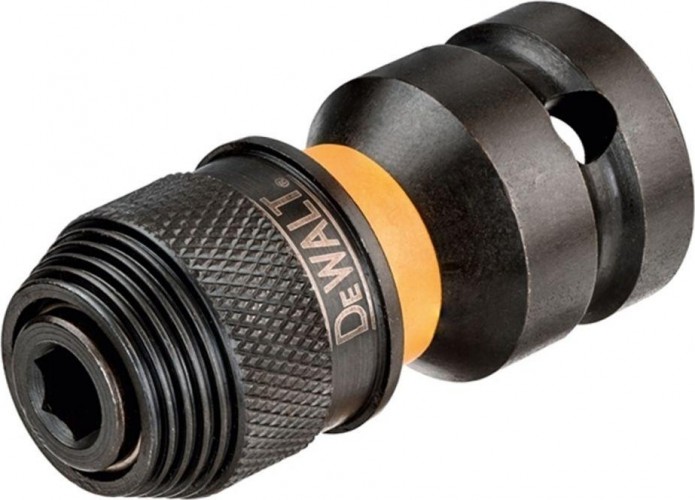 Адаптер для ударного гайковерта DeWALT 52 мм DT7508-QZ 1/2 дюйма, – внутренний шестигранник 1/4 дюйма DT7508-QZ