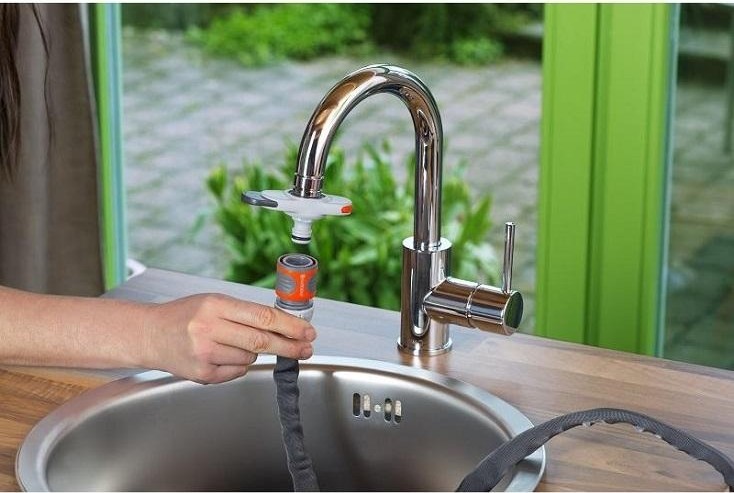 Адаптер GARDENA с аэратором для бытовых кранов 18210-20.000.00 18210-20.000.00 - изображение 2