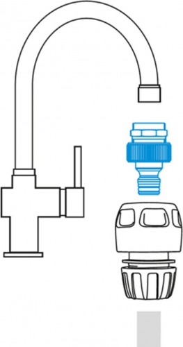 Адаптер на кран GF 3/4" 80002431 Б0059697 - изображение 2