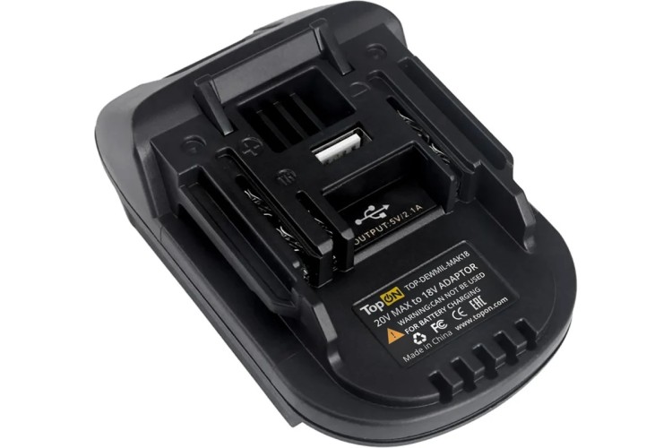 Адаптер-переходник TopON TOP-DEW/MIL-MAK18 DeWALT 18V/20V,Milwaukee 18V для Makita 18V