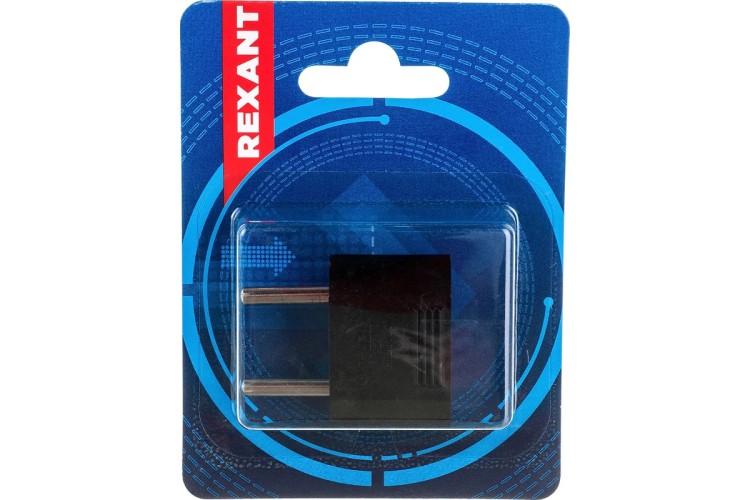 Адаптер сетевой REXANT 11-1042-01 Евро A/F на тонкую вилку С1 плоский «Тефаль» 6А - изображение 3