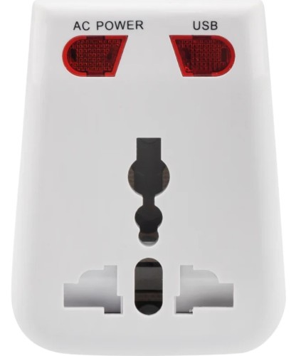 Адаптер сетевой REXANT 11-1051 "Путешественник" с USB - изображение 2
