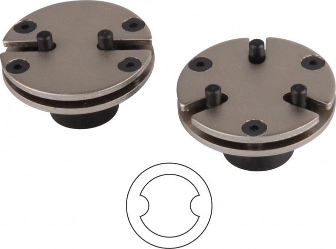Адаптеры для утапливания поршней тормоз. цилиндра МАСТАК 102-01002 к набору 102-00007C