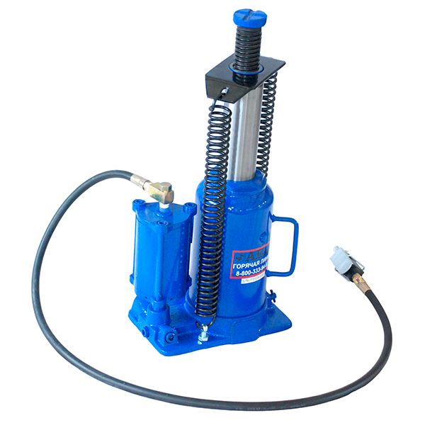 Домкрат пневмогидравлический бутылочный AE&T Т21020 20т - изображение 5