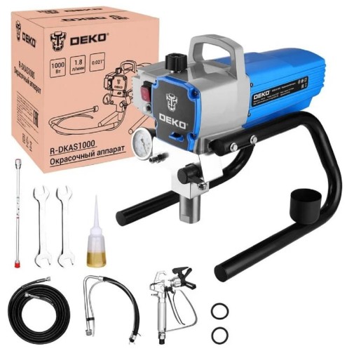 Агрегат окрасочный DEKO R-DKAS1000 поршневой 083-3201 - изображение 5