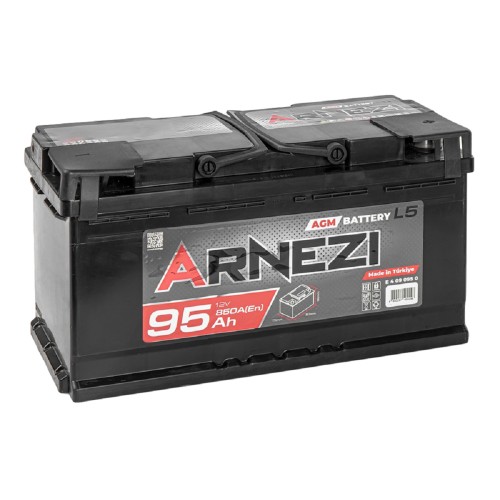 Аккумулятор ARNEZI AGM Start-stop 95 А/ч обратная R(+) 353x175x190 L5 EN 850 А E4090950