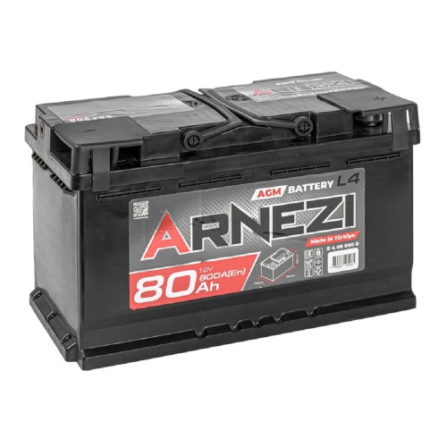 Аккумулятор ARNEZI AGM Start-stop 80 А/ч обратная R(+) 315x175x190 L4 EN 800 А E4080800