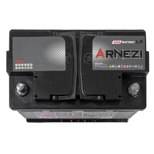 Аккумулятор ARNEZI AGM Start-stop 80 А/ч обратная R(+) 315x175x190 L4 EN 800 А E4080800 - изображение 3