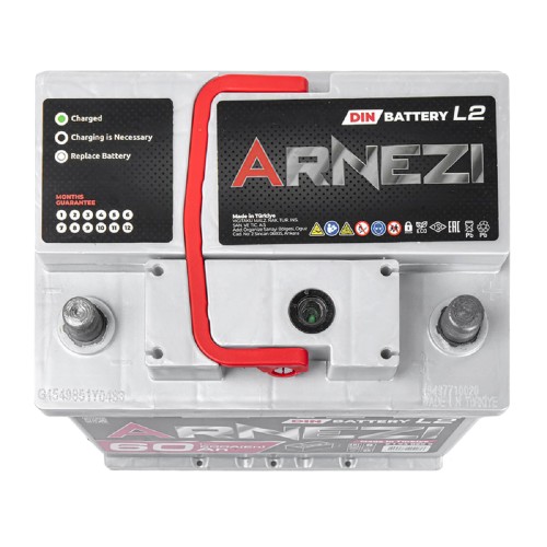 Аккумулятор ARNEZI DIN SMF 60 A/ч обратная R(+) 242x175x190 L2 EN 600 A E1040600 - изображение 3