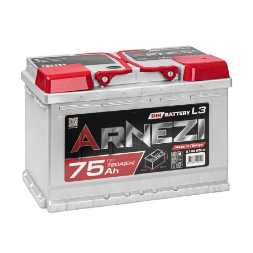Аккумулятор ARNEZI DIN SMF 75 A/ч обратная R(+) 278x175x190 L3 EN 720 A E1060750
