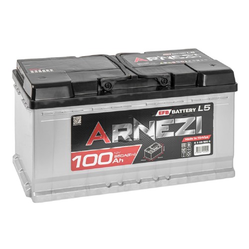 Аккумулятор ARNEZI EFB Start-stop 100 A/ч обратная R(+) 353x175x190 L5 EN 850 A E3091000