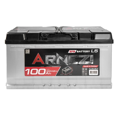 Аккумулятор ARNEZI EFB Start-stop 100 A/ч обратная R(+) 353x175x190 L5 EN 850 A E3091000 - изображение 2