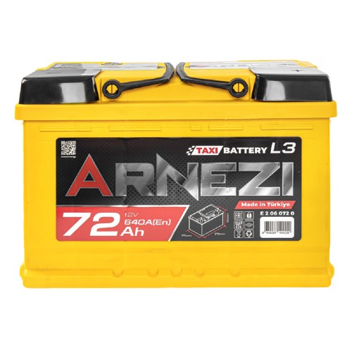 Аккумулятор ARNEZI TAXI 72 А/ч обратная R(+) 278x175x190 Гибрид L3 EN 640А E2060720 - изображение 2