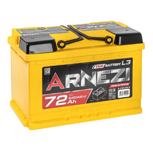Аккумулятор ARNEZI TAXI 72 А/ч обратная R(+) 278x175x190 Гибрид L3 EN 640А E2060720