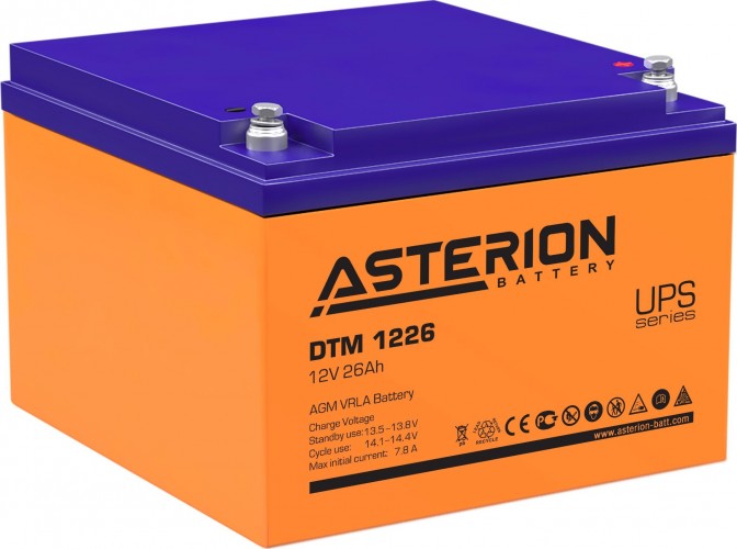 Аккумулятор ASTERION DTM 1226 Asterion DTM 1226 NC