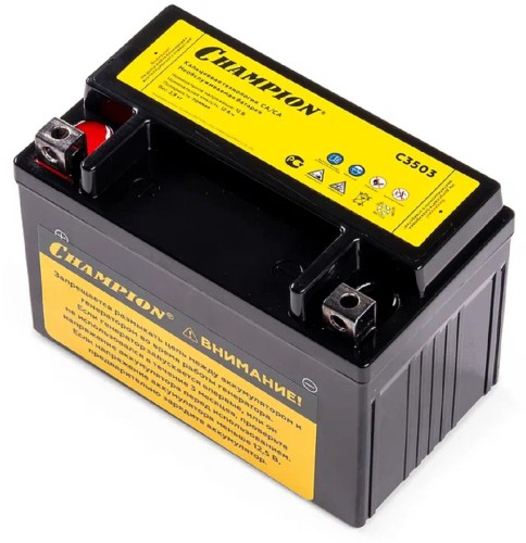 Аккумулятор CHAMPION GG 7501E/7501E-3/ 7501ES/GW200AE 12V 12Ah C3503 C3503 - изображение 3