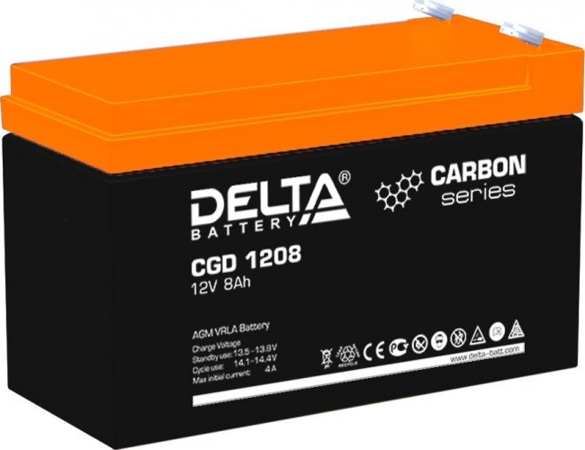 Аккумулятор Delta CGD 1208 (AGM) Carbon