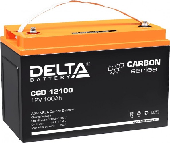 Аккумулятор Delta CGD 12100 (AGM) Carbon