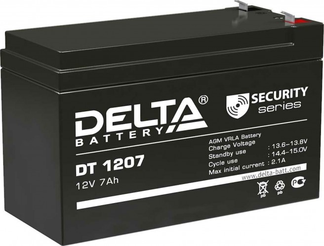 Аккумулятор Delta DT 1207