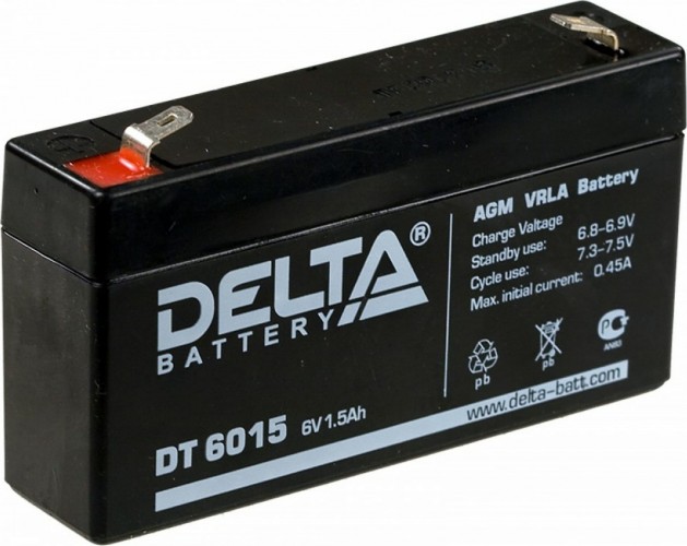 Аккумулятор Delta DT 6015