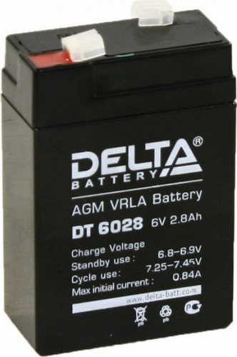 Аккумулятор Delta DT 6028