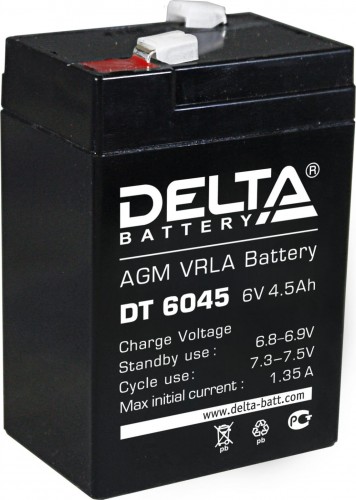 Аккумулятор Delta DT 6045